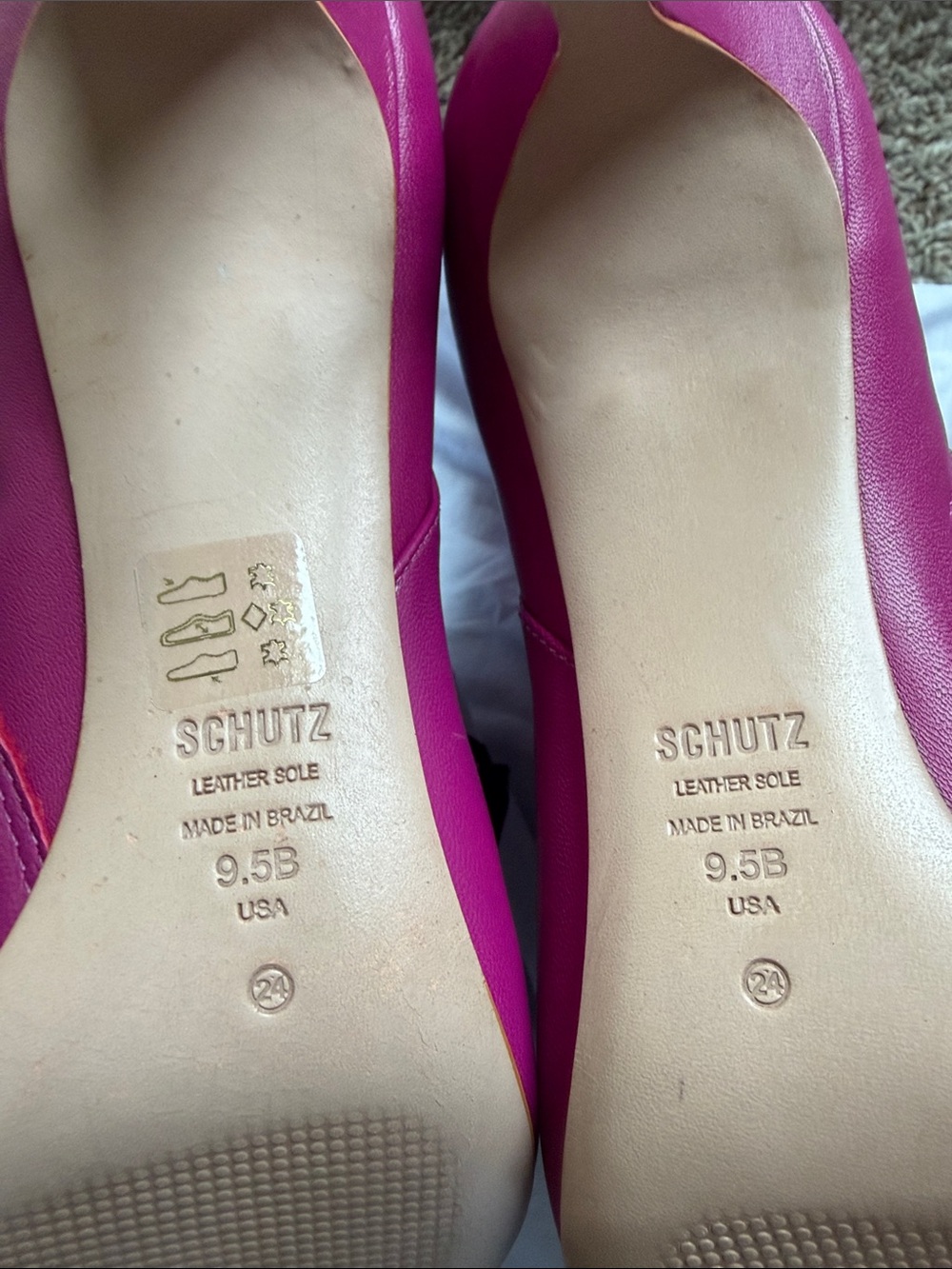 SCHUTZ Pink Betsey Pointed Toe Stiletto Ankle Boots Sz 9.5M - Picture 4 of 9